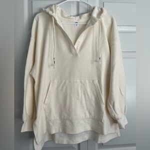Women’s Old Navy split-neck, hooded pullover.